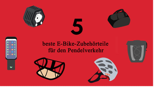 Les 5 meilleurs accessoires de vélo électrique pour les déplacements domicile-travail