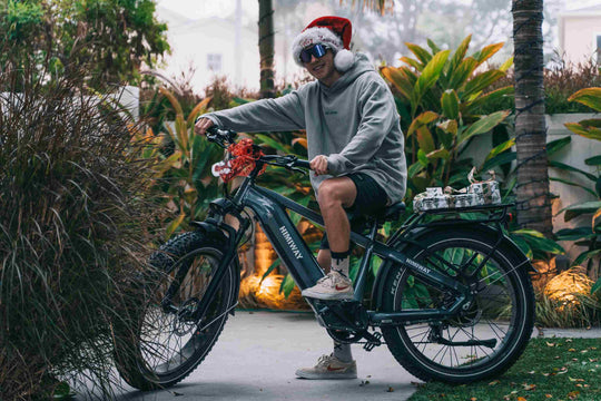 Répandez l'esprit de Noël avec l'E-Fatbike Himiway Zebra : un plaisir de conduite unique pour les vacances