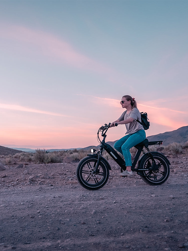 Fat Tire Electric Moped Bike Himiway Escape